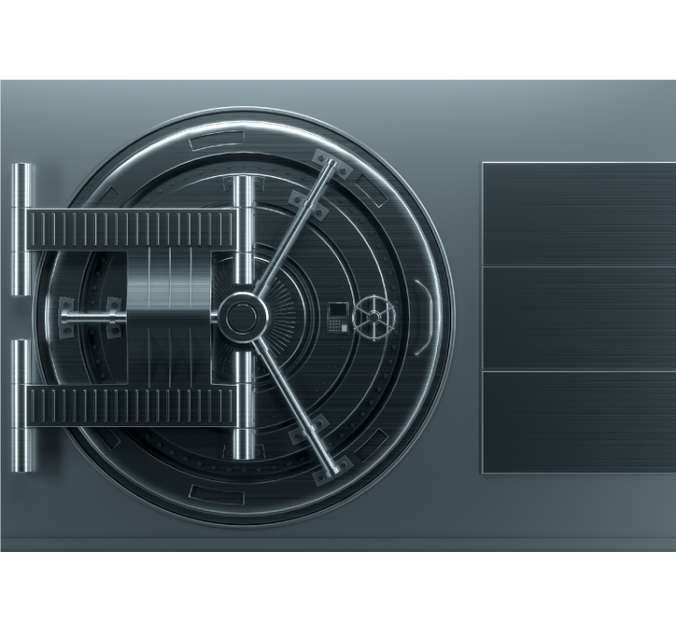 Design bezpečné místnosti Fototapeta - TenStickers