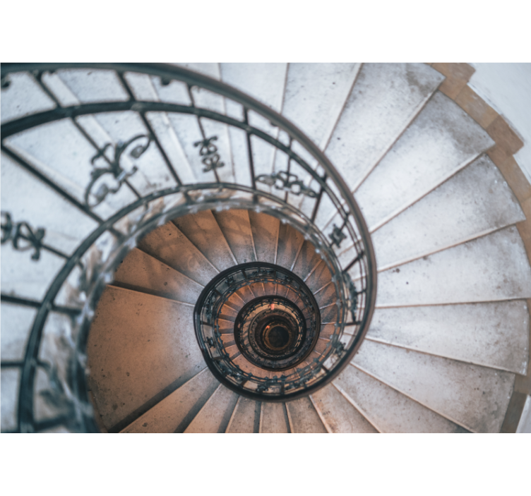 Fototapeta 3d točité schody - TenStickers