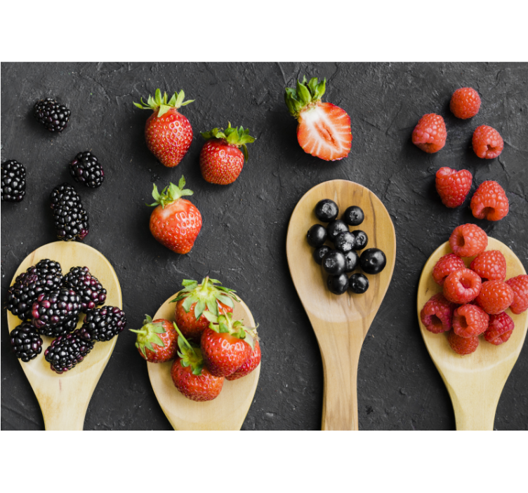 Fototapeta květiny kolekce bobulí - TenStickers