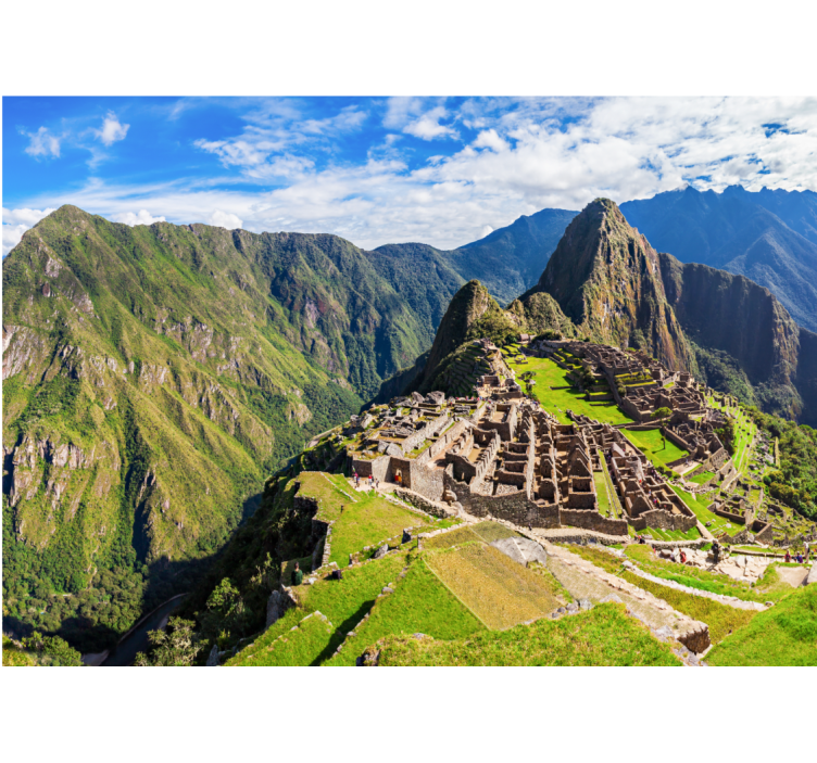 Výhled na machu picchu Fototapeta pro město a zemi - TenStickers