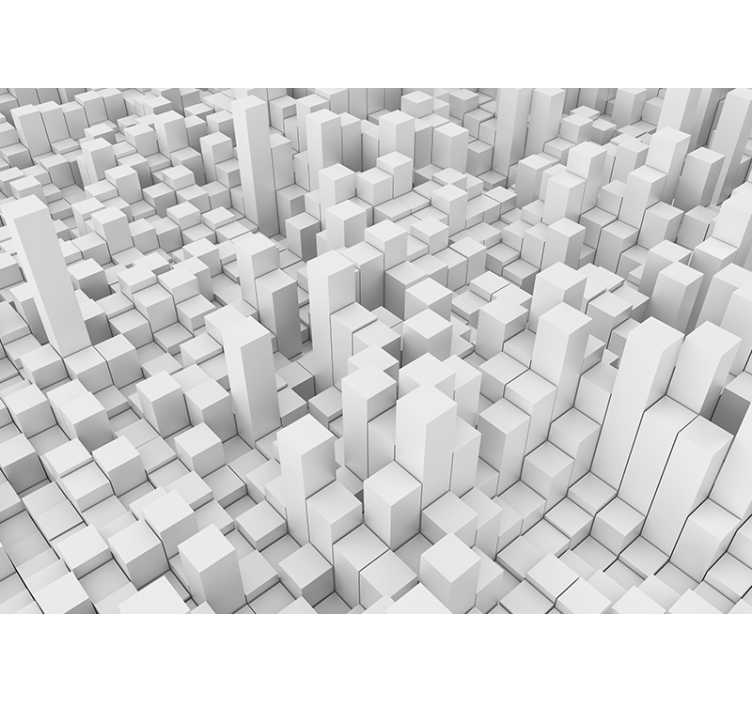 Geometrické mono struktury Abstraktní fototapeta - TenStickers