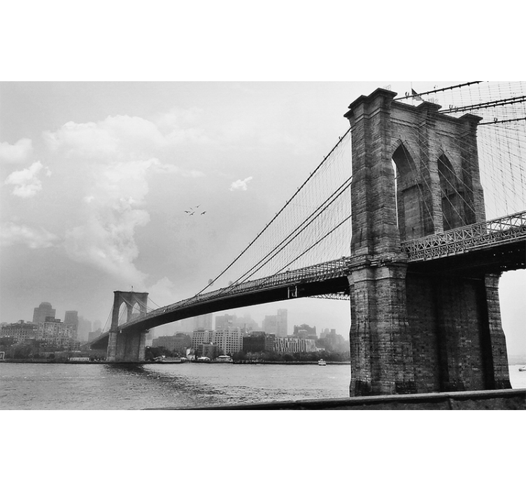 New york bridge new york fototapeta - TenStickers