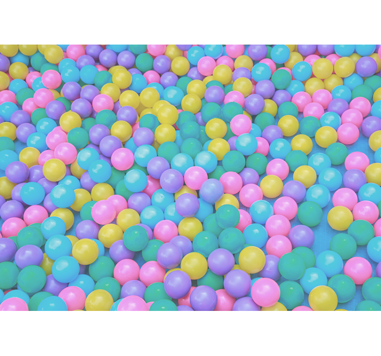 3d barevné koule 3d fototapeta - TenStickers