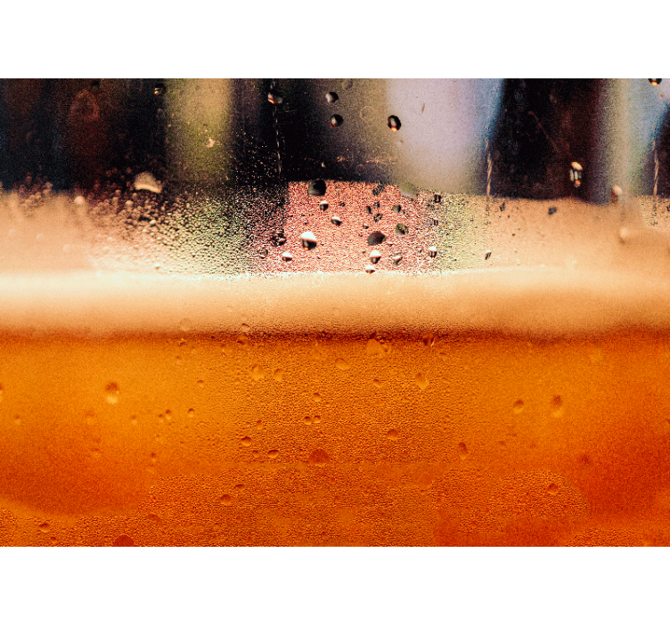 Sklenice piva kuchyně fototapeta - TenStickers