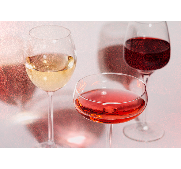 Fototapeta hudba elegantní sklenice na víno - TenStickers