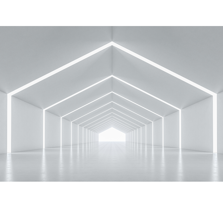 Geometrická světelná struktura Moderní fototapeta - TenStickers