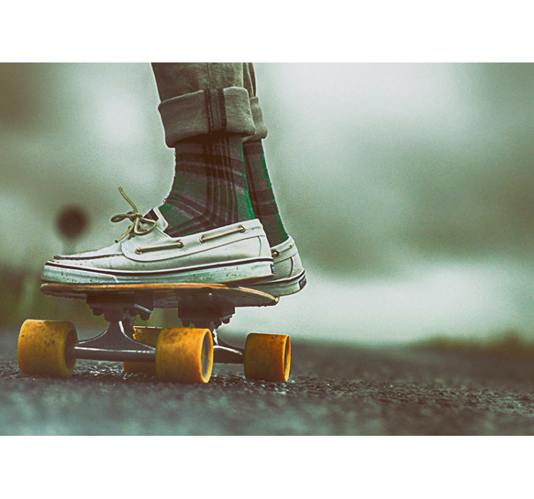 Styl skateboardu v atraktivním stylu Graffiti fototapeta - TenStickers