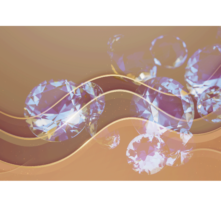 čokoládové diamanty abstraktní fototapeta - TenStickers