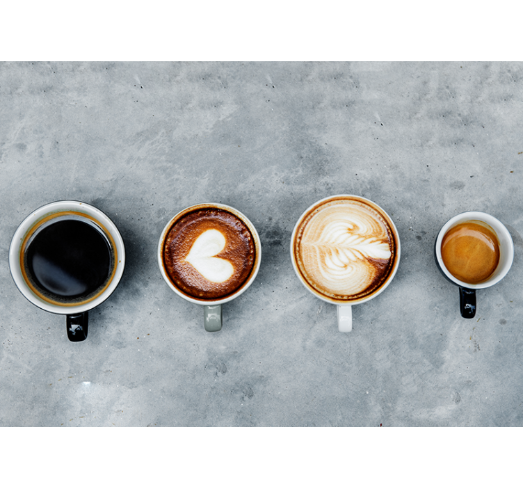 Fototapeta hudba kolekce umění kávy - TenStickers