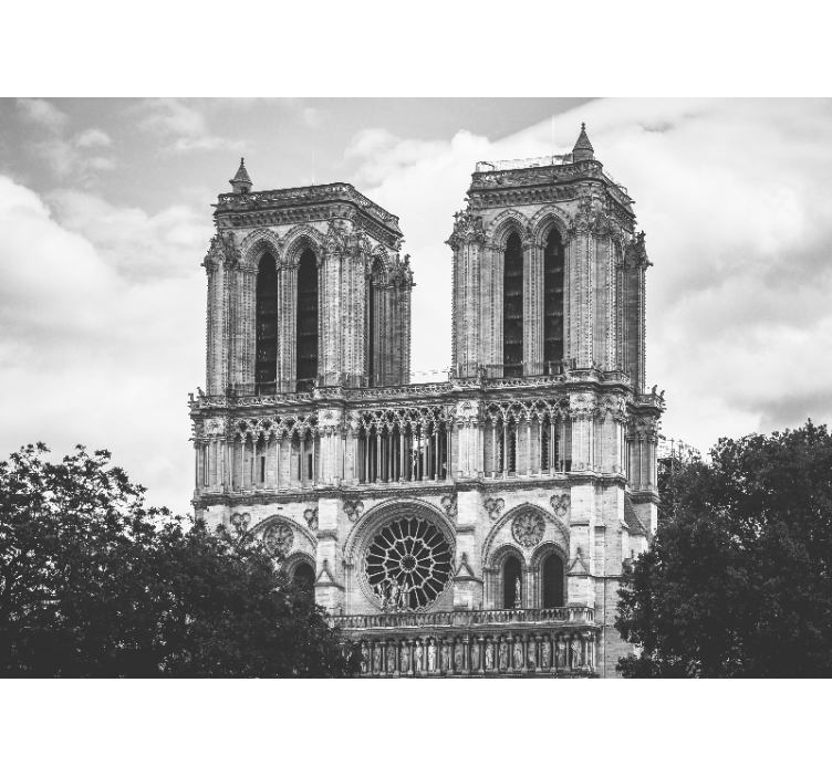 Fototapeta katedrála notre-dame de paris - TenStickers