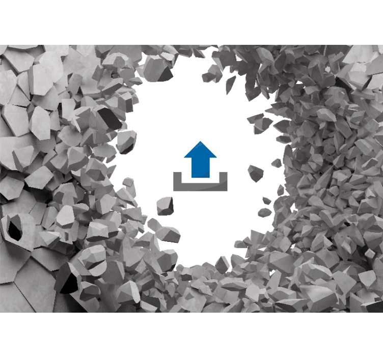 Fototapeta zvířata zebra vycházející z kamenů - TenStickers