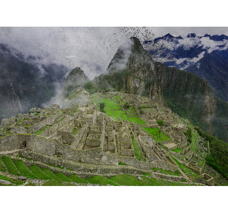 Fototapeta pro město a zemi machu picchu - TenStickers