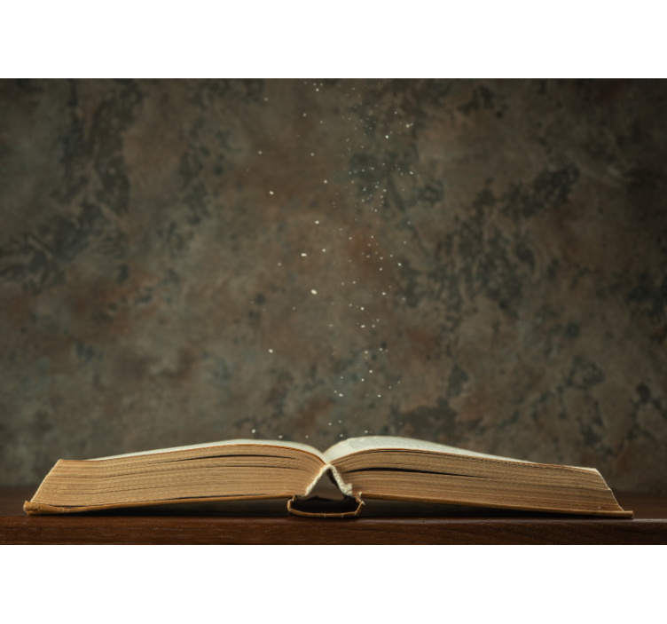 Fototapeta magická kniha fantasy - TenStickers