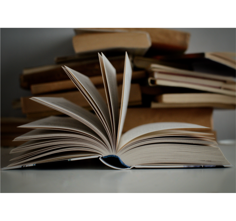 Fototapeta fráze scéna otevřené knihy - TenStickers