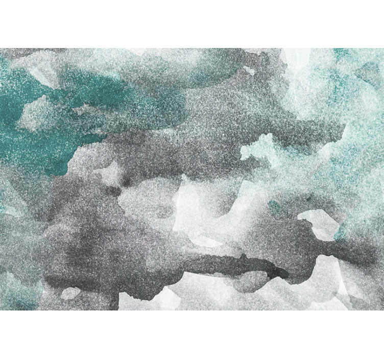 Abstraktní fototapeta texturované šedé vlny - TenStickers