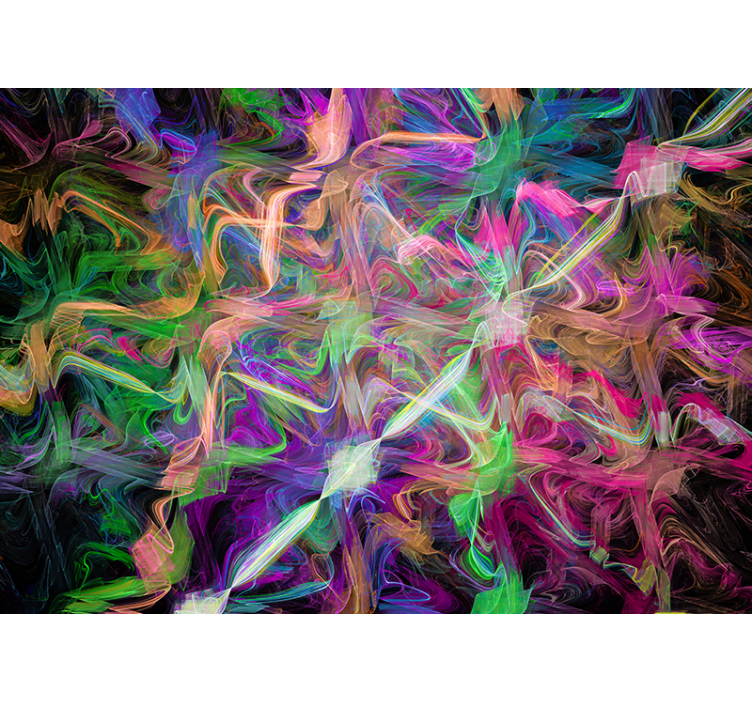 Abstraktní fototapeta vibrantní abstraktní víry - TenStickers