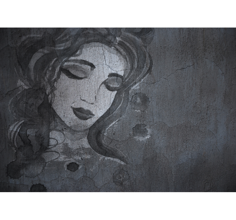 Umělecká fototapeta elegantní portrét ženy - TenStickers