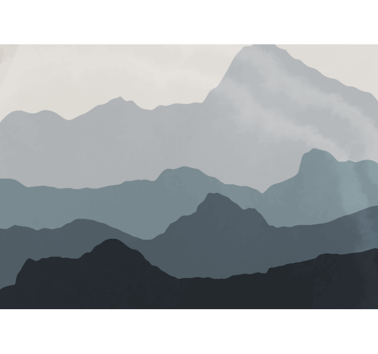 Horská fototapeta klidná horská scenérie - TenStickers