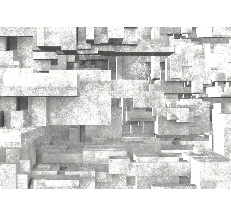 Abstraktní fototapeta geometrické struktury vrstev - TenStickers