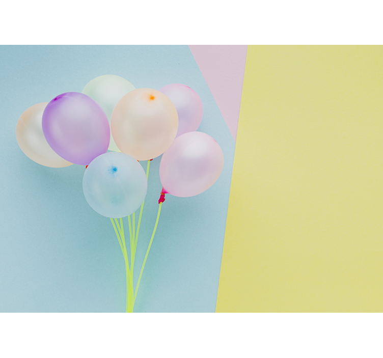 Dětská ložnice fototapeta barevné balónky - TenStickers