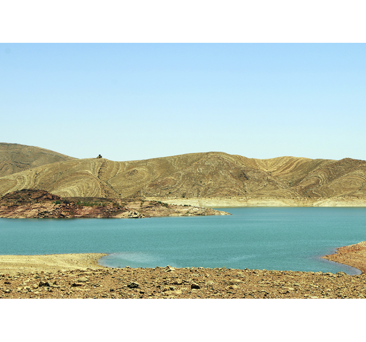 Horská fototapeta klidné horské jezero - TenStickers