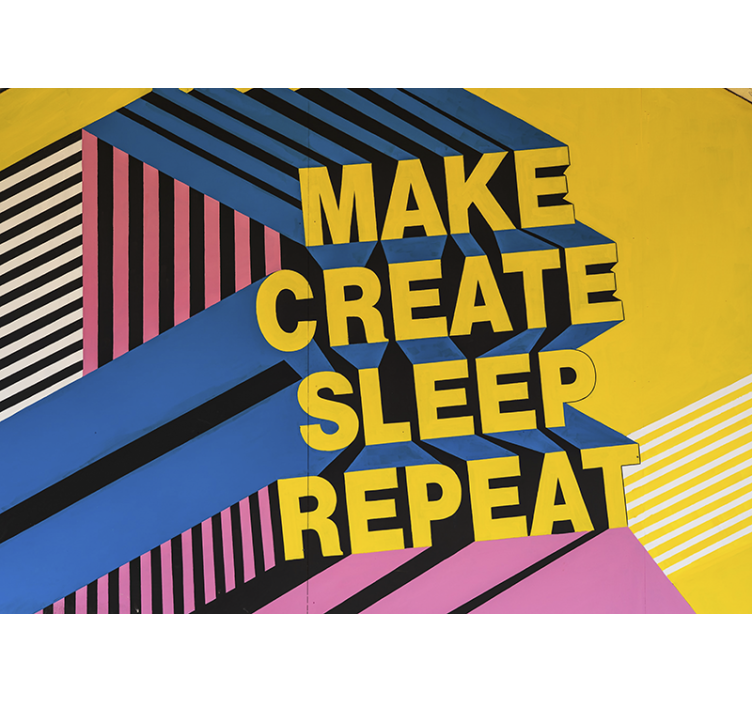 Fototapeta fráze kreativní životní motto - TenStickers