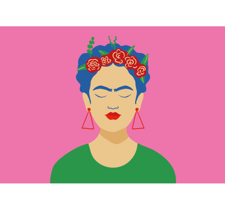 Fototapeta lidí frida kahlo portrét - TenStickers