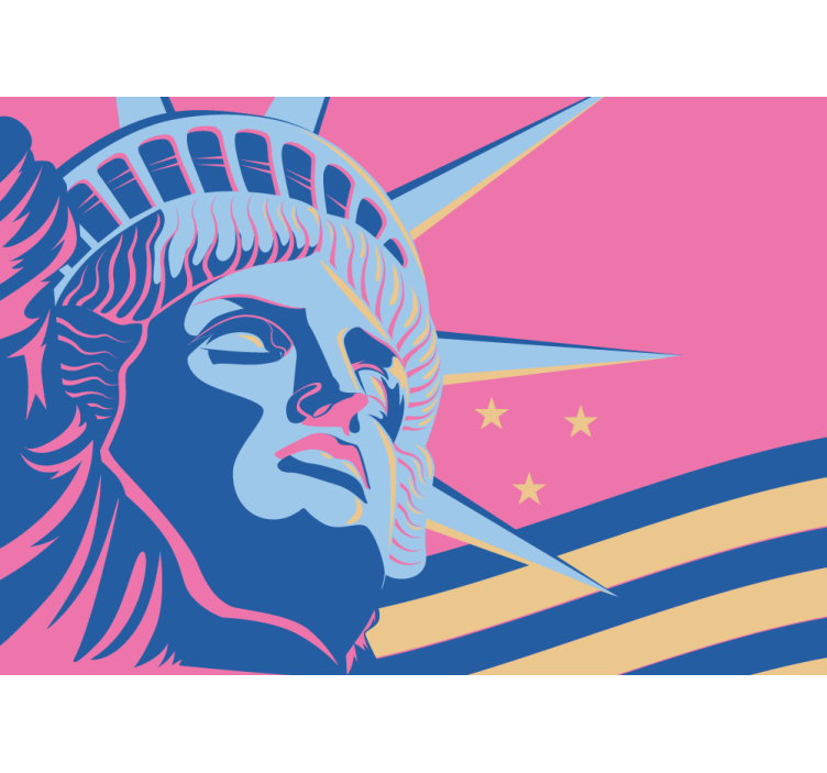 Fototapeta pro město a zemi svoboda monument - TenStickers