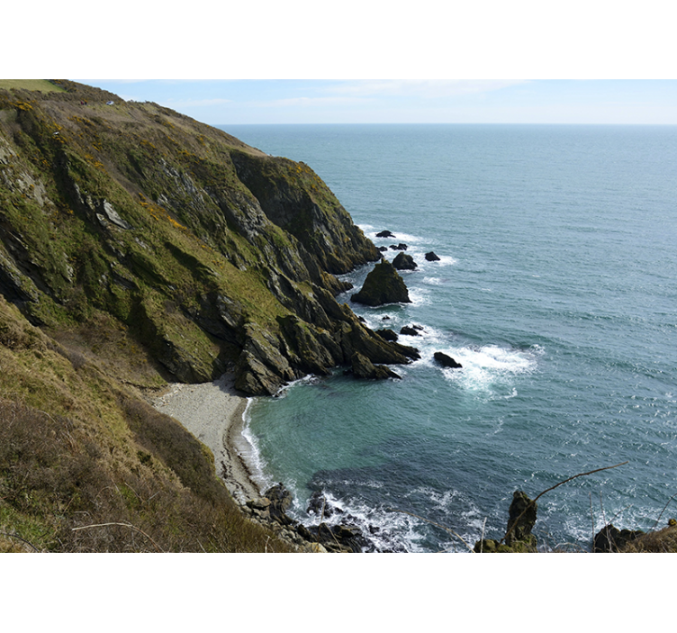 Fototapeta osamělý útes přírody - TenStickers