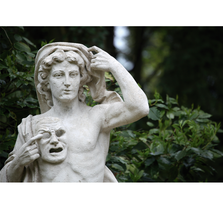 Klasické foto art tapeta s klasickými sochami - TenStickers