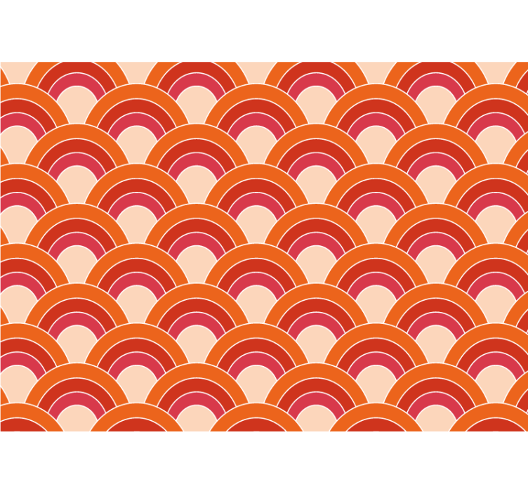 Textury a vzory fototapeta vrstvený kruhový vzor - TenStickers