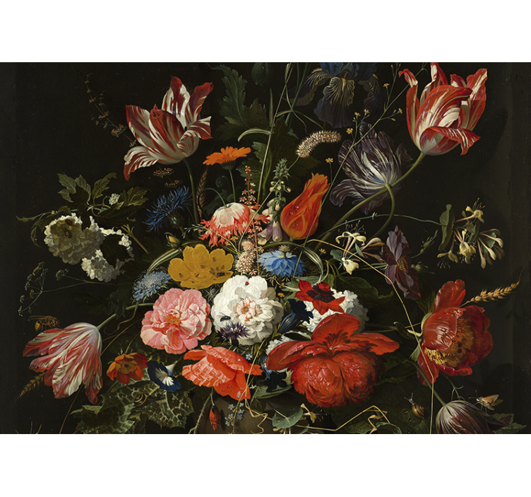 Zářivá květinová kytice Fototapeta květiny - TenStickers