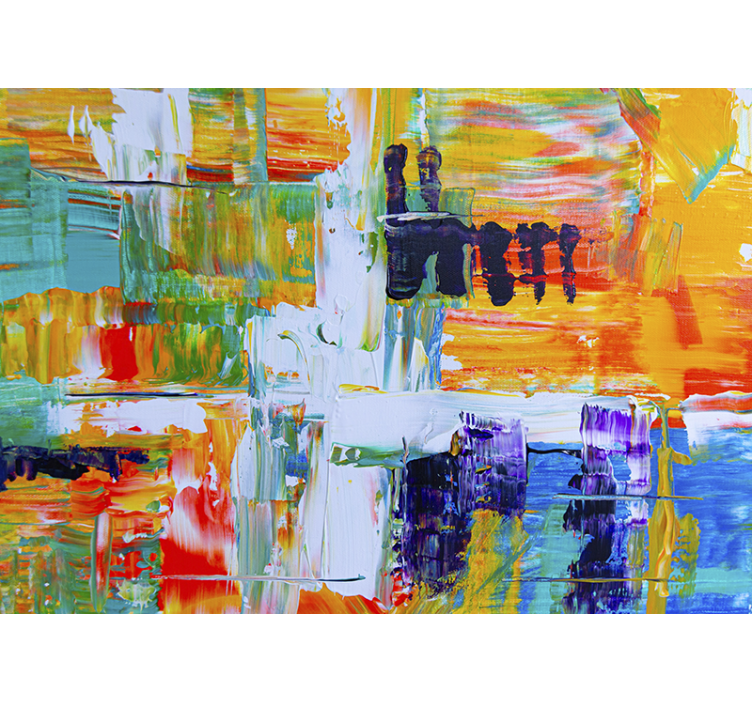 Umělecká fototapeta vibrantní abstraktní kompozice - TenStickers