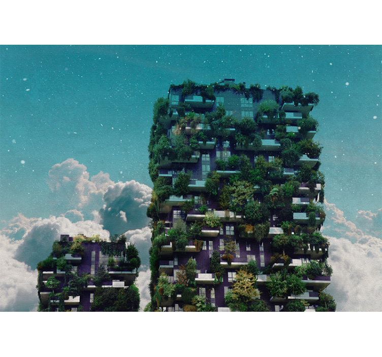 Příroda fototapeta zelená vertikální zahrada - TenStickers