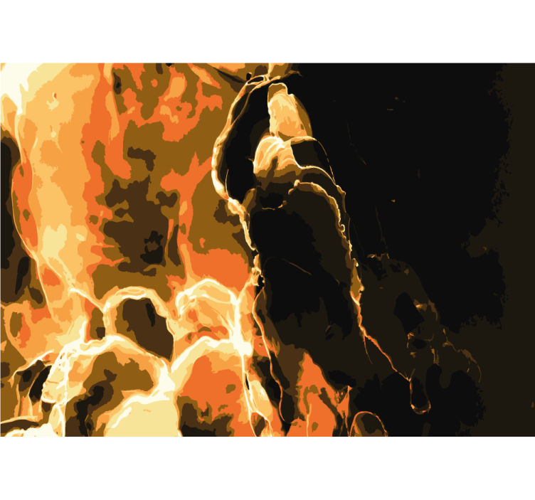 Abstraktní fototapeta ohnivý abstraktní vzor - TenStickers