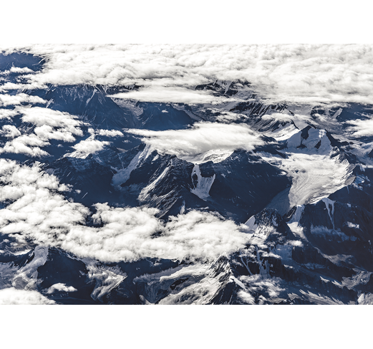 Horská fototapeta velkolepý pohled na hory - TenStickers