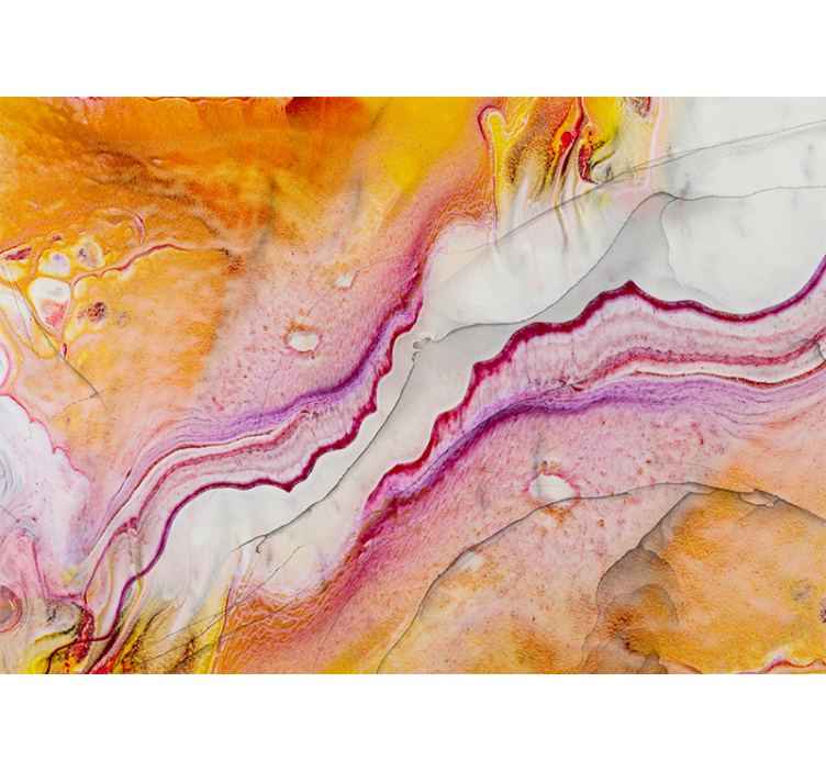 Barevné letní barvy mramorová fototapeta - TenStickers