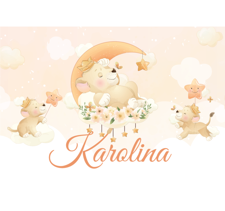 Fototapeta zvířata scéna snového lva - TenStickers