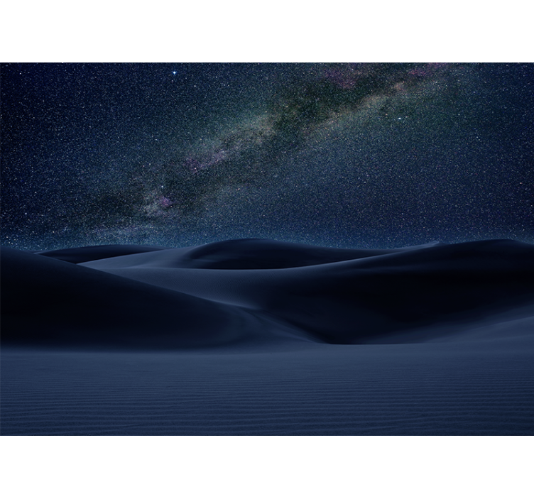 Fototapeta hvězdná noc v poušti v obývacím pokoji - TenStickers