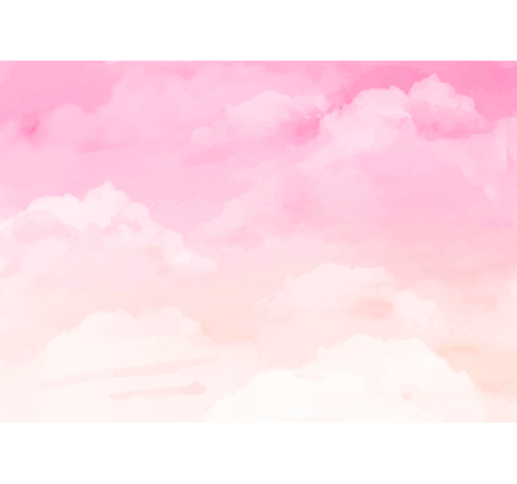 Růžové pastelové nebe pozadí dospívající fototapeta - TenStickers