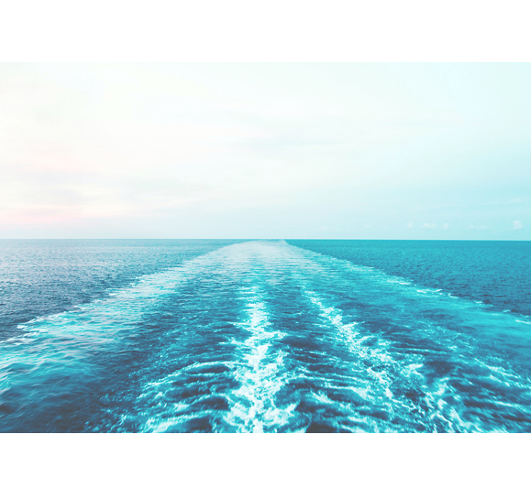 Moře fototapeta pohled na horizont oceánu - TenStickers