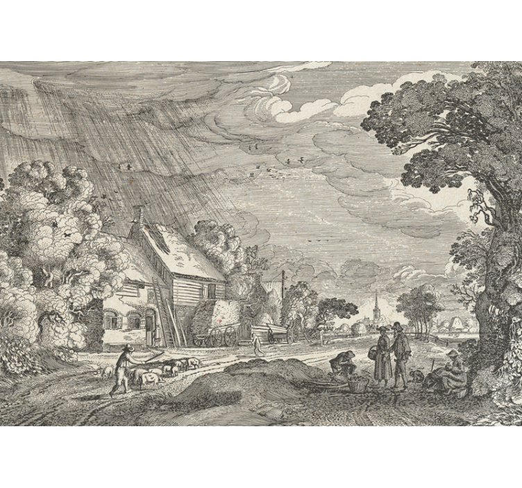 Fototapeta zobrazení venkovské scenérie - TenStickers