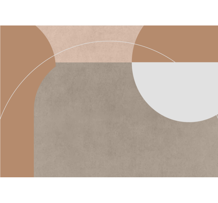 Moderní fototapeta geometrické tvary v kompozici - TenStickers