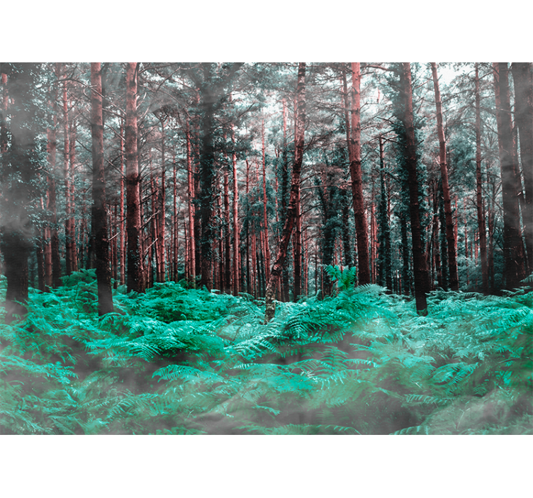 Příroda fototapeta vzkvétající zelená divočina - TenStickers