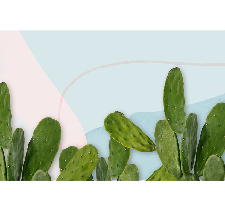 Příroda fototapeta kaktusové zelené designy - TenStickers