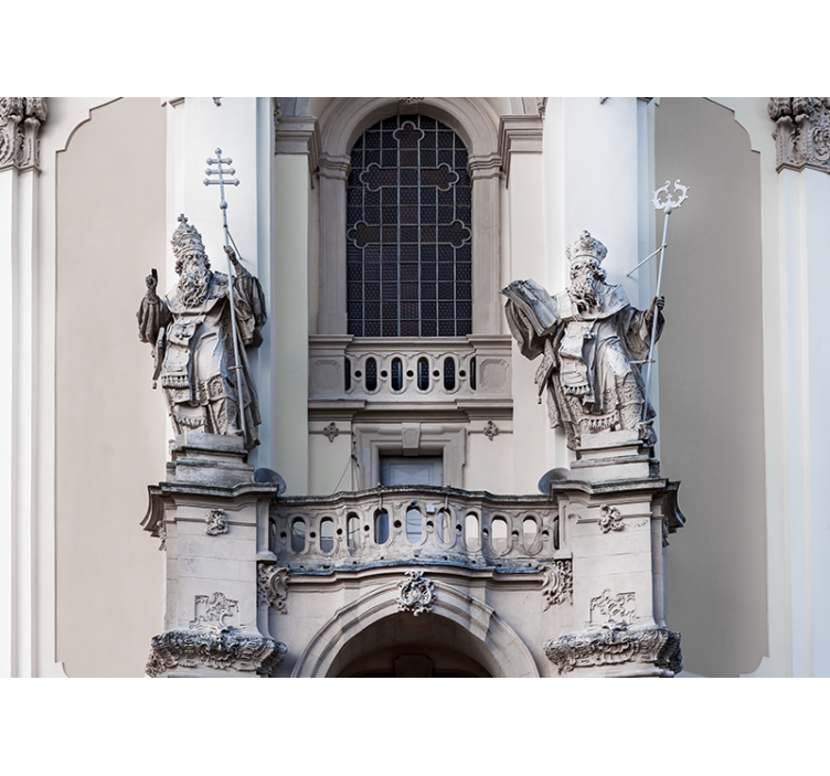 Klasické foto art tapeta sochy králů - TenStickers