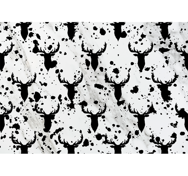 Fototapeta zvířata silueta jelena - TenStickers