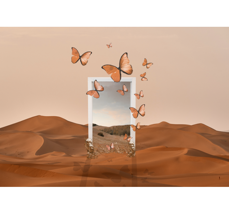 Létající motýli Příroda fototapeta - TenStickers