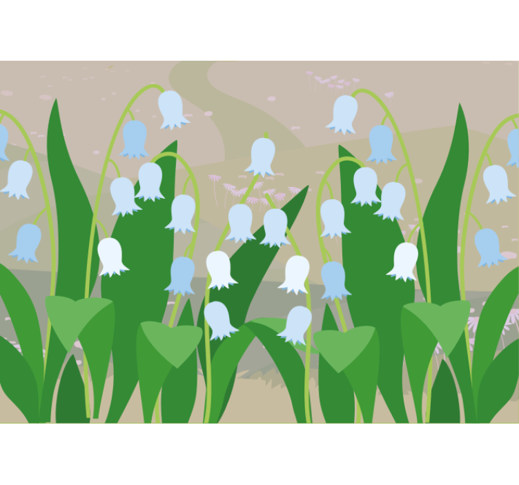 Fototapeta květiny jemné květinové rozkvetení - TenStickers