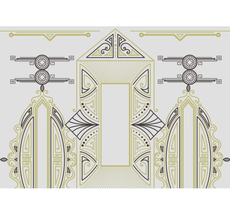 Umělecká fototapeta geometrická elegance - TenStickers